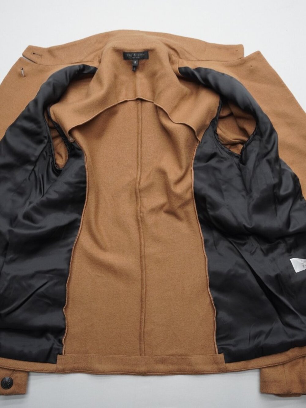 Rag and Bone Slade Wool Blazer in Dark Camel Size 6 - Picture 5 of 13